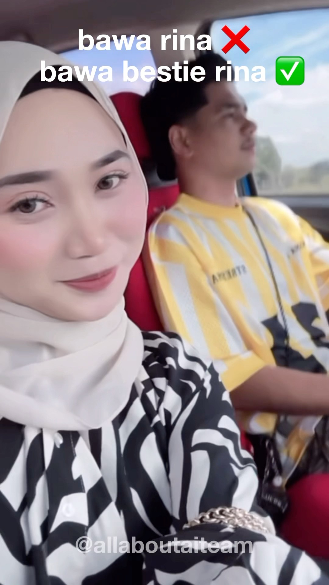 Aduh Kanda Ni Dating Dengan Bestie Rina Pulak Dah ?? #aikekanda #aiuna #aifae #aiteam
